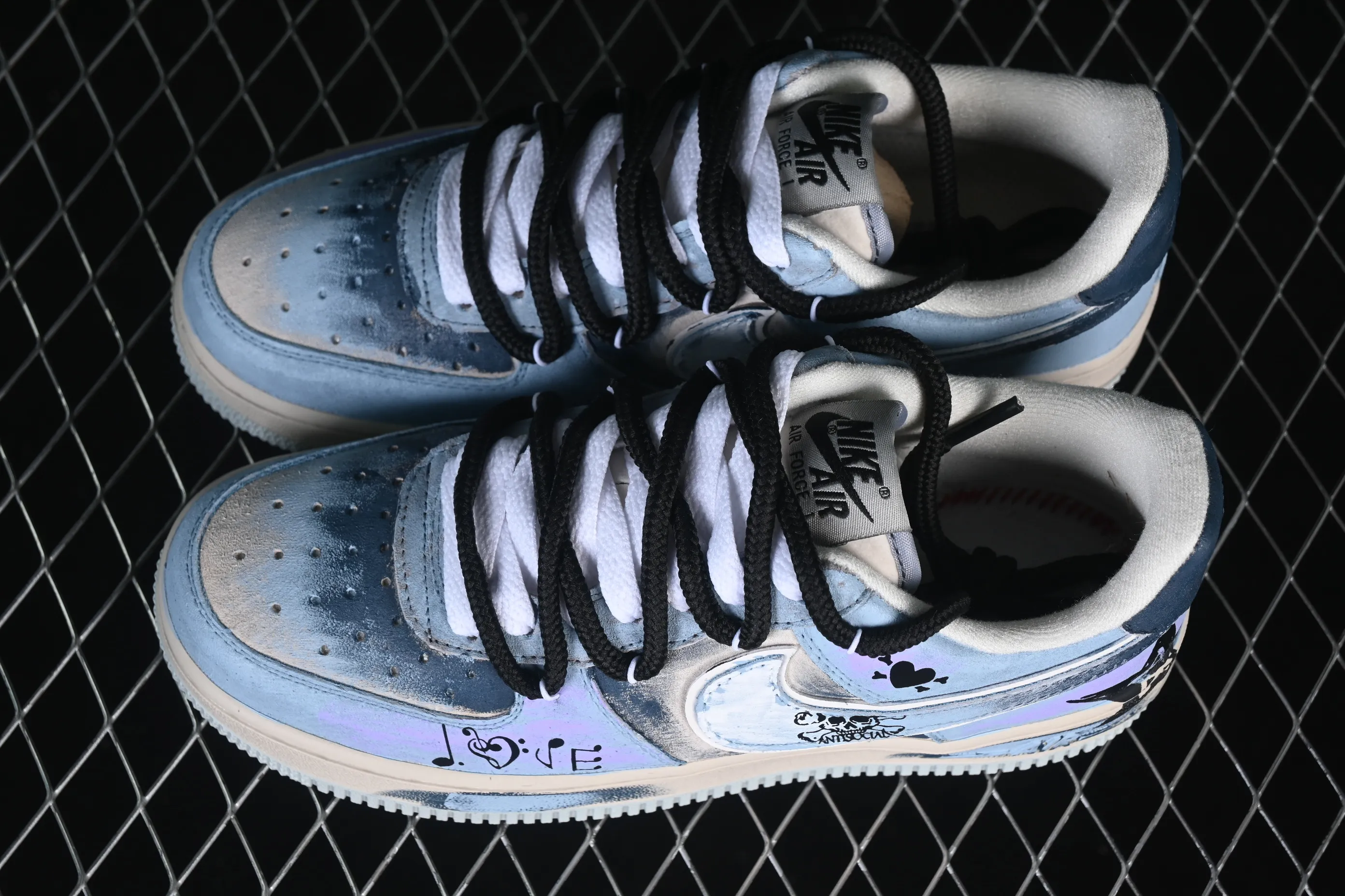 All categories Nk Air Force 1 Air Force series Nk Air Force 1 Low Air Force low-top Nike Air Force 1'07 Low "Midnight Starburst" Hand-painted graffiti Dark Night Starburst Air Force 1 low-top casual sneakers ZB2121-120